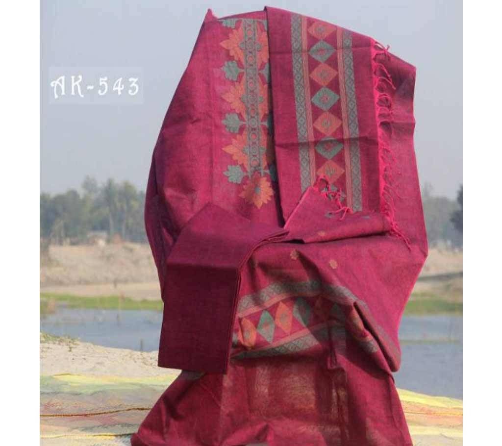 Deshi Taant made jamdani unstitched salwar kameez for women 