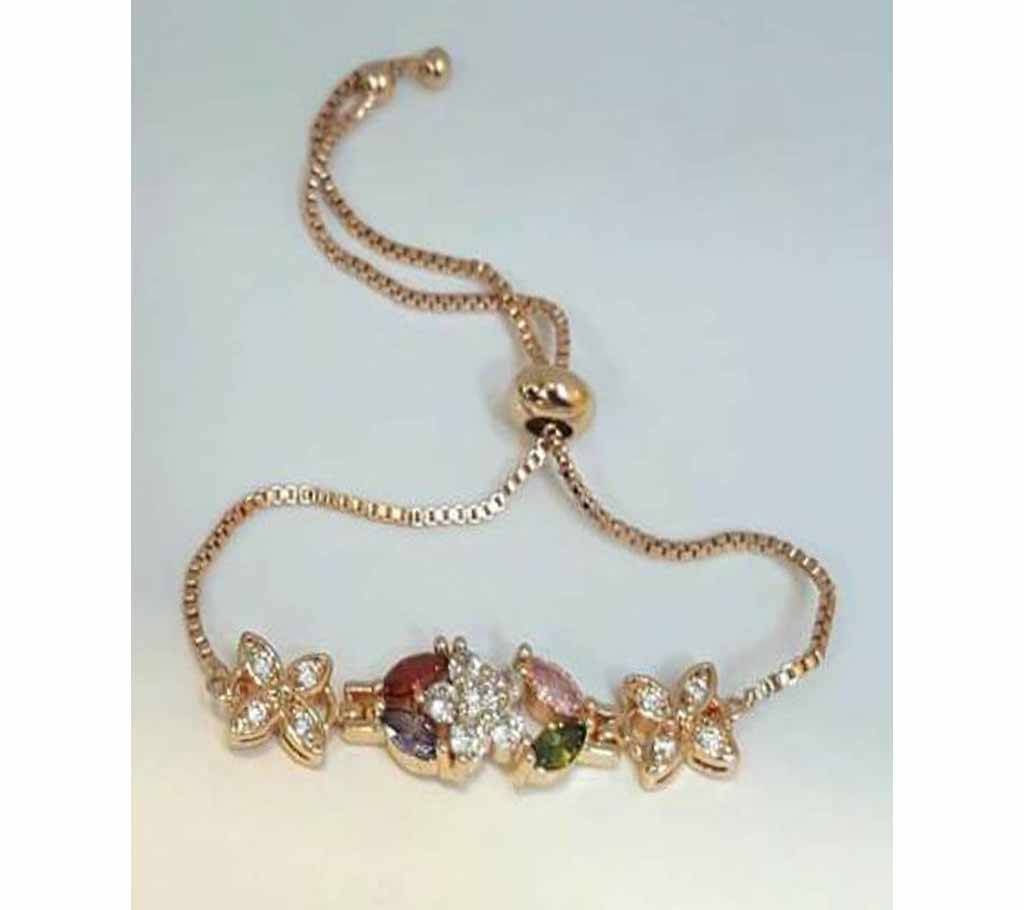 Diamond Cutting Chain Bracelet For Women