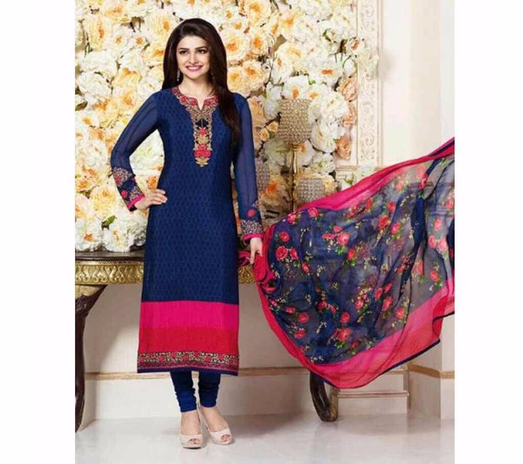 Vinoy Unstitched Cotton Embroidery Three-pcs (Copy)