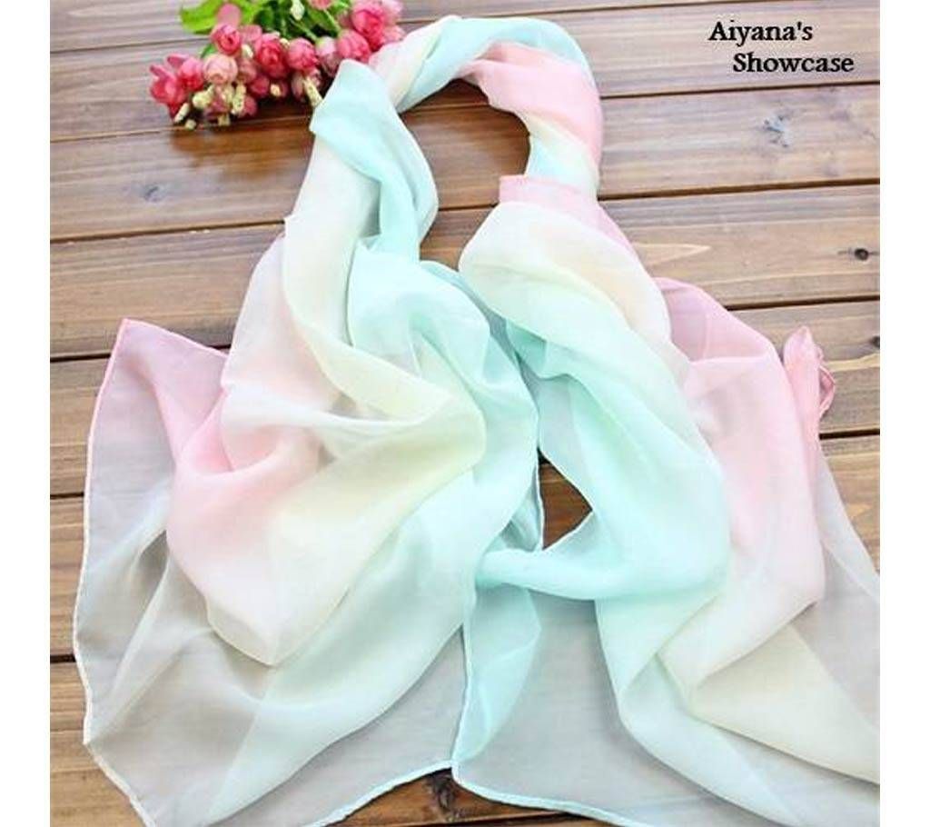 Chiffon Colorful Printed Chiffon Scarves