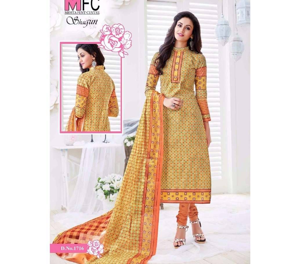 MFC SHAGUN Unstitched Lawn Three piece (1716)