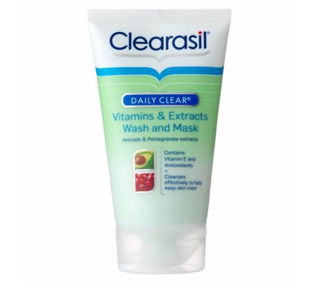 Clearasil Daily Clear Wash and Mask 150ml 