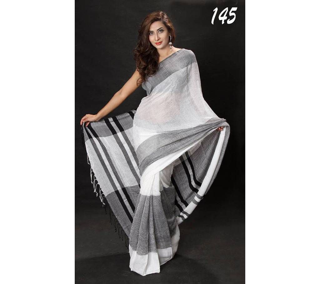 Sada-Kalo Silk Saree