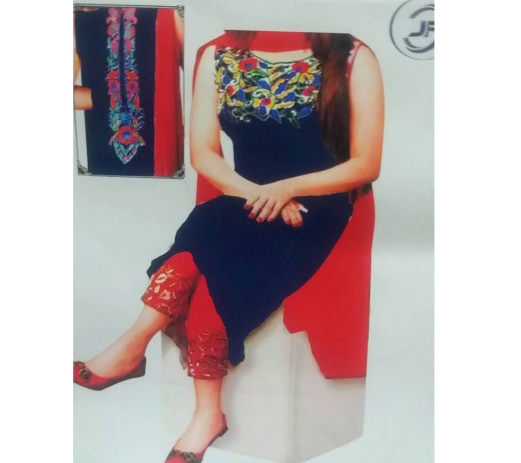 Unstitched Georgette 4 Pieces