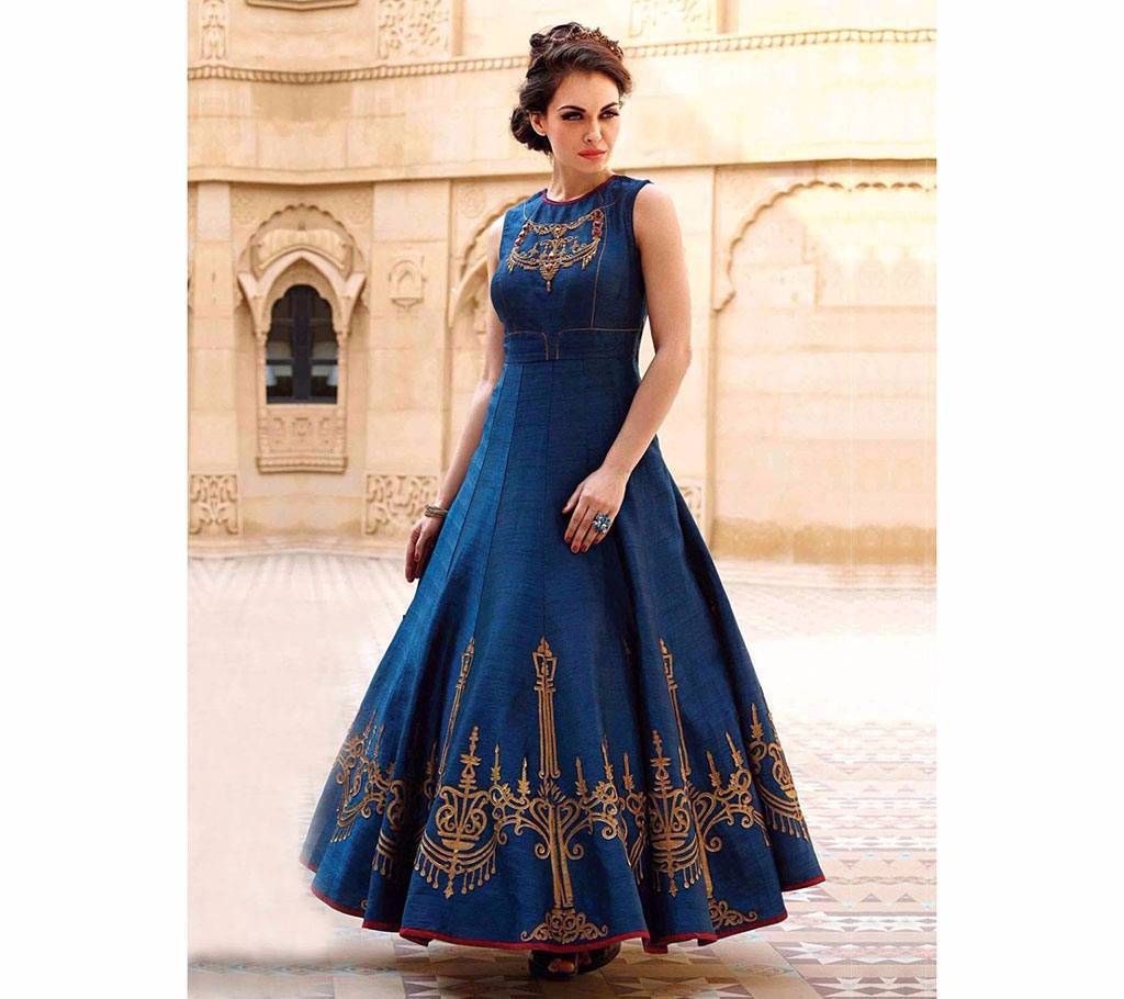 Indian Toshor Long Party Suit - Copy