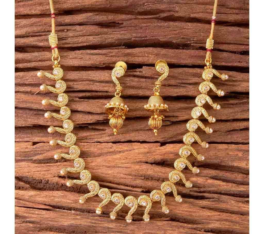  ANTIQUE DELICATE NECKLACES WITH GOLD PLATING 17874 (by Pink Point - KJ17874)