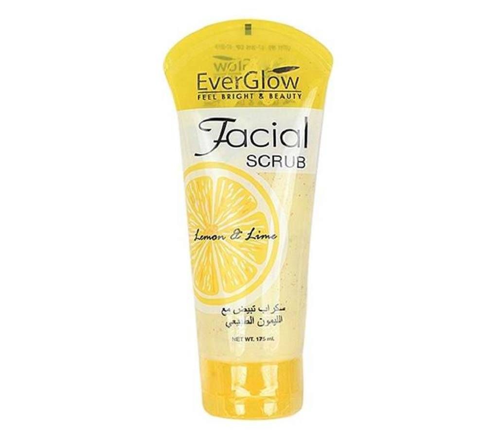 EverGlow Lemon and Lime Facial Scrub For Women - 175ml (Dubai)