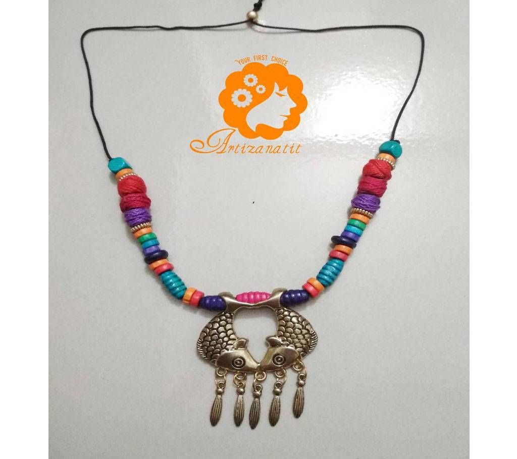 Machli Pendant with Mala