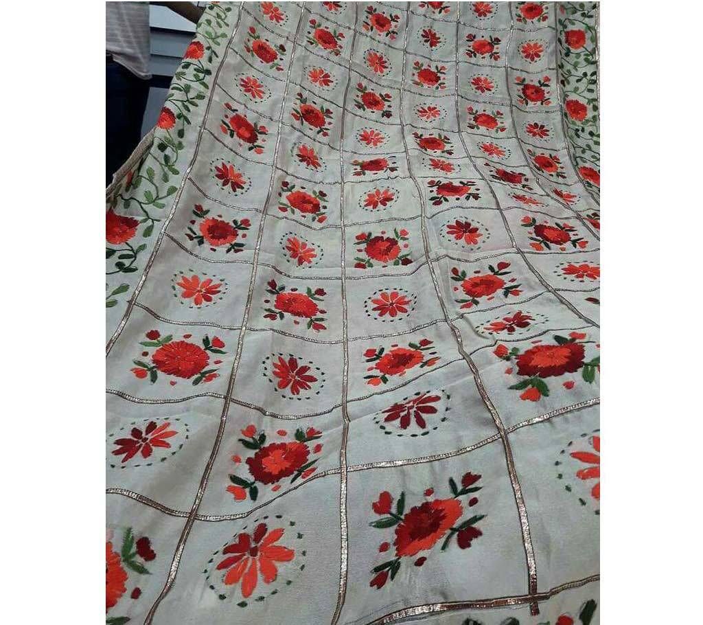 Indian Hand Stitched Floral Orna