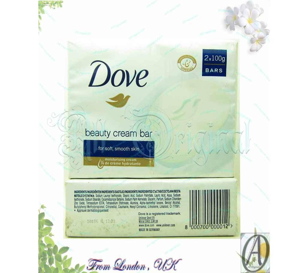 Dove Original Beauty Cream Bar (100gX2) Pack (Germany)