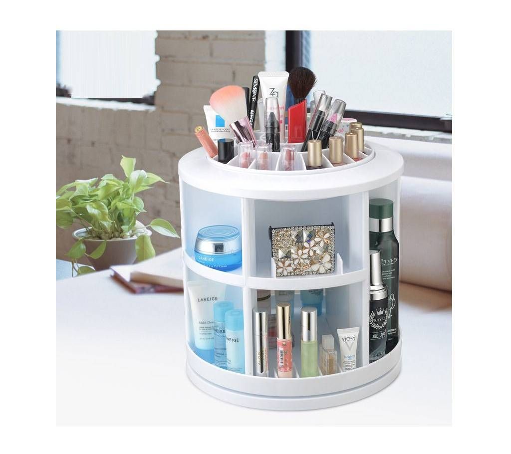 360 Degree Rotating Makeup Organizer