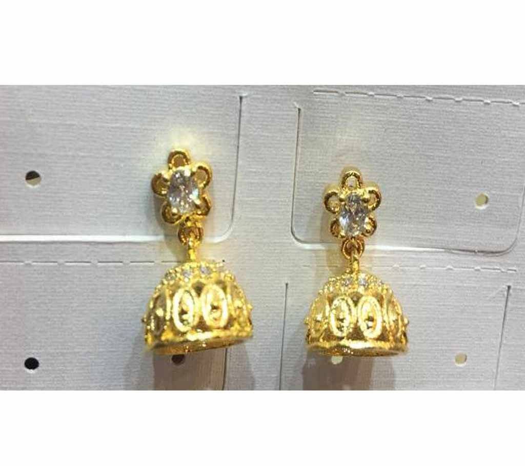 Daimond Cut Stone Crafted Jumka