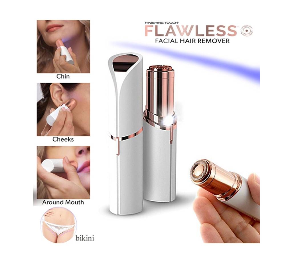Finishing Touch Flawless Hair Remover Razor Women's Body Face Electric Hair Removal Lipstick Shaving Tool novelty & gag toys