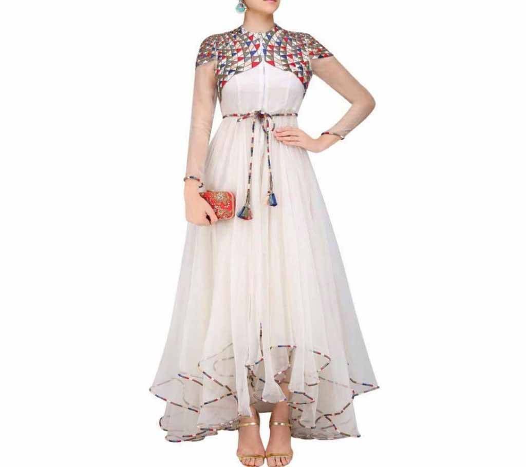 India Embroidery Georgette Anarkoli (Copy)