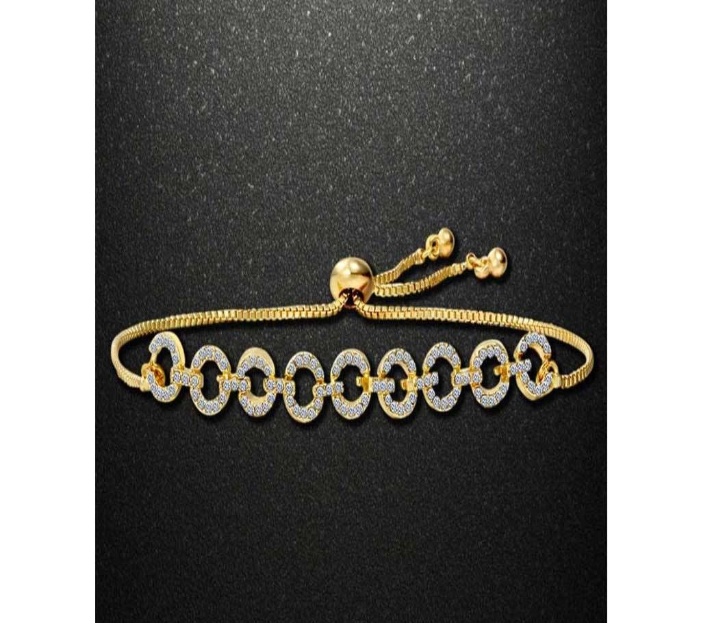 Golden Color Zircon Bracelet