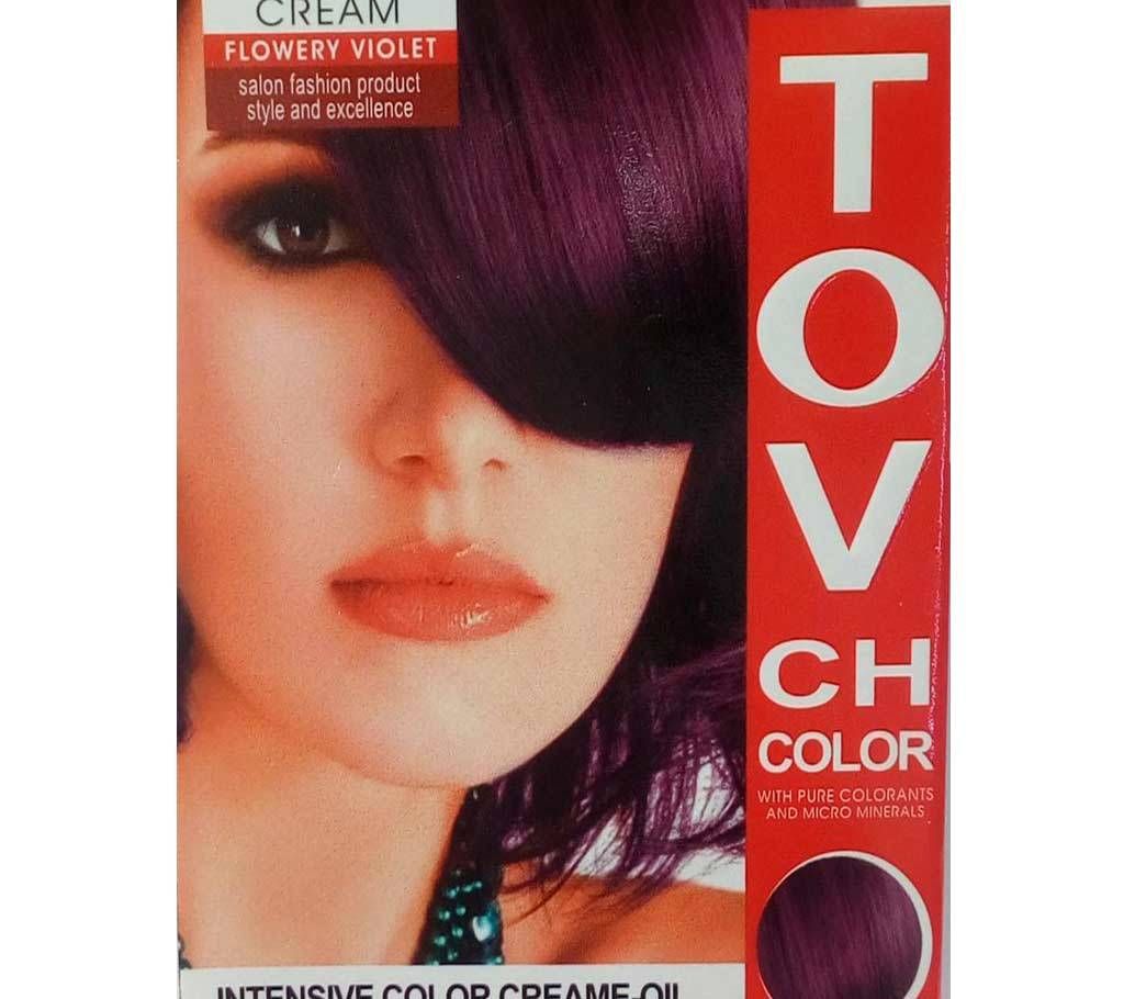flowery violet hair colour 60 ml China
