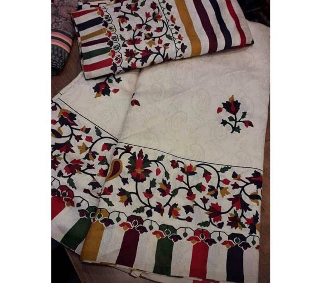 Pashmina saree with sawl