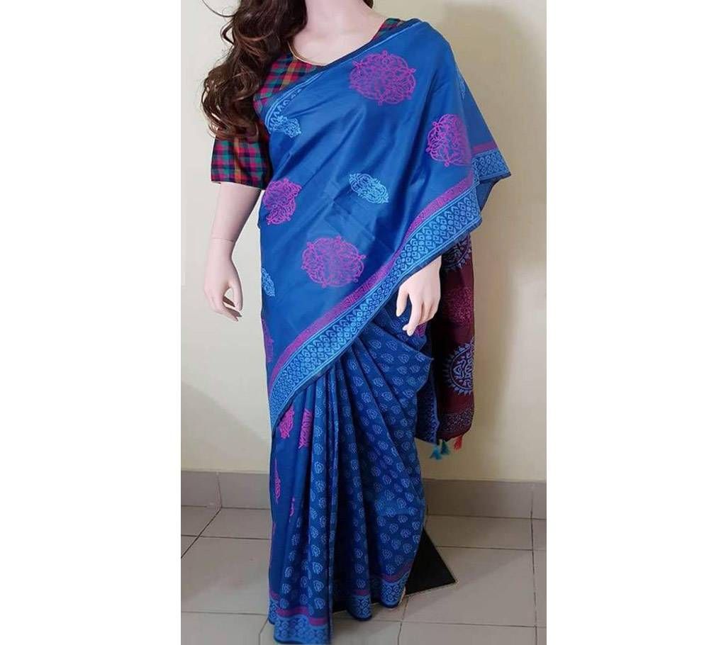 Rajshahi silk Sari with blaus pies