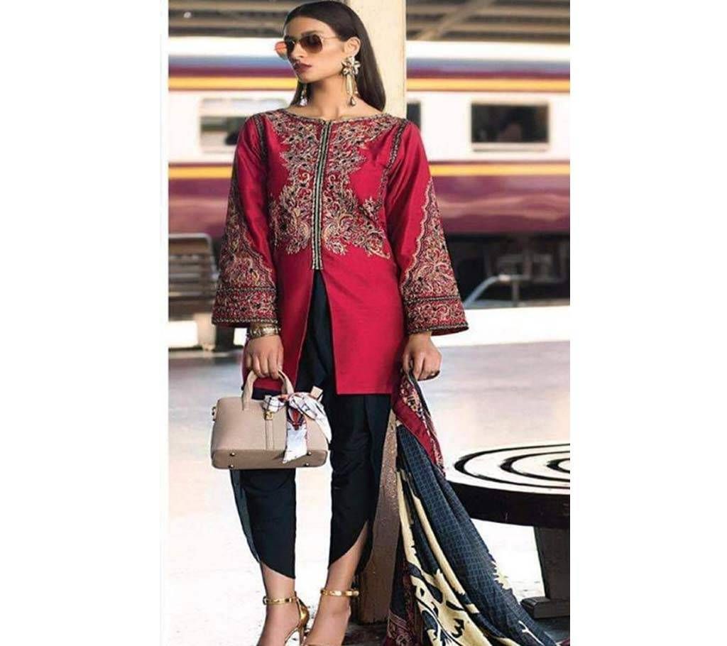 Juvi Fashion Rang Rasiya Carnation Three Piece - Copy