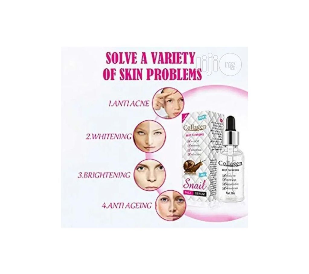 Collagen Deep Cleansing Snail Face Serum -30ml (PRC)