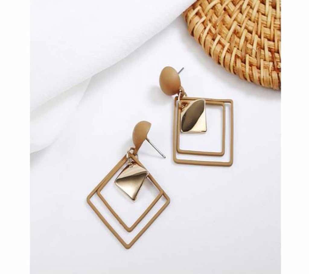 New Fashion Candy Colors Square Drop Earrings for Women