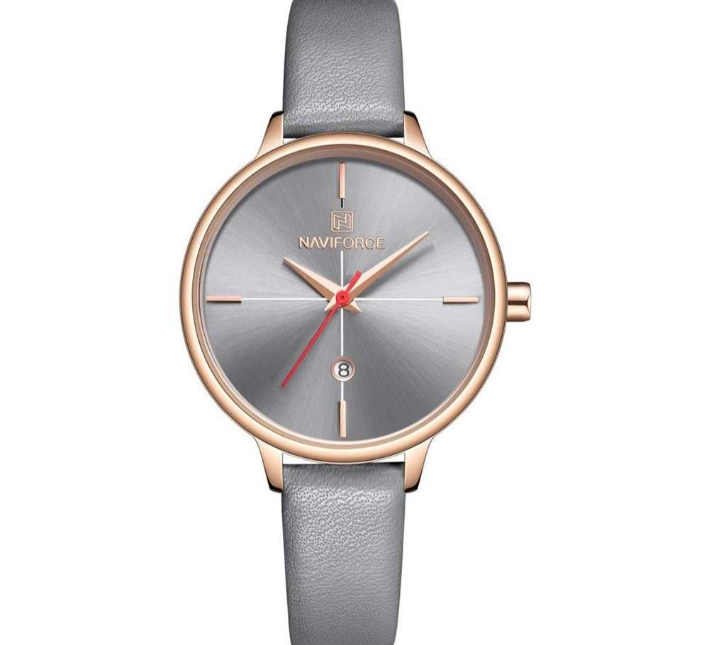 NAVIFORCE NF5006 Lady Fashion Casual Watch -Grey (AX-2104)