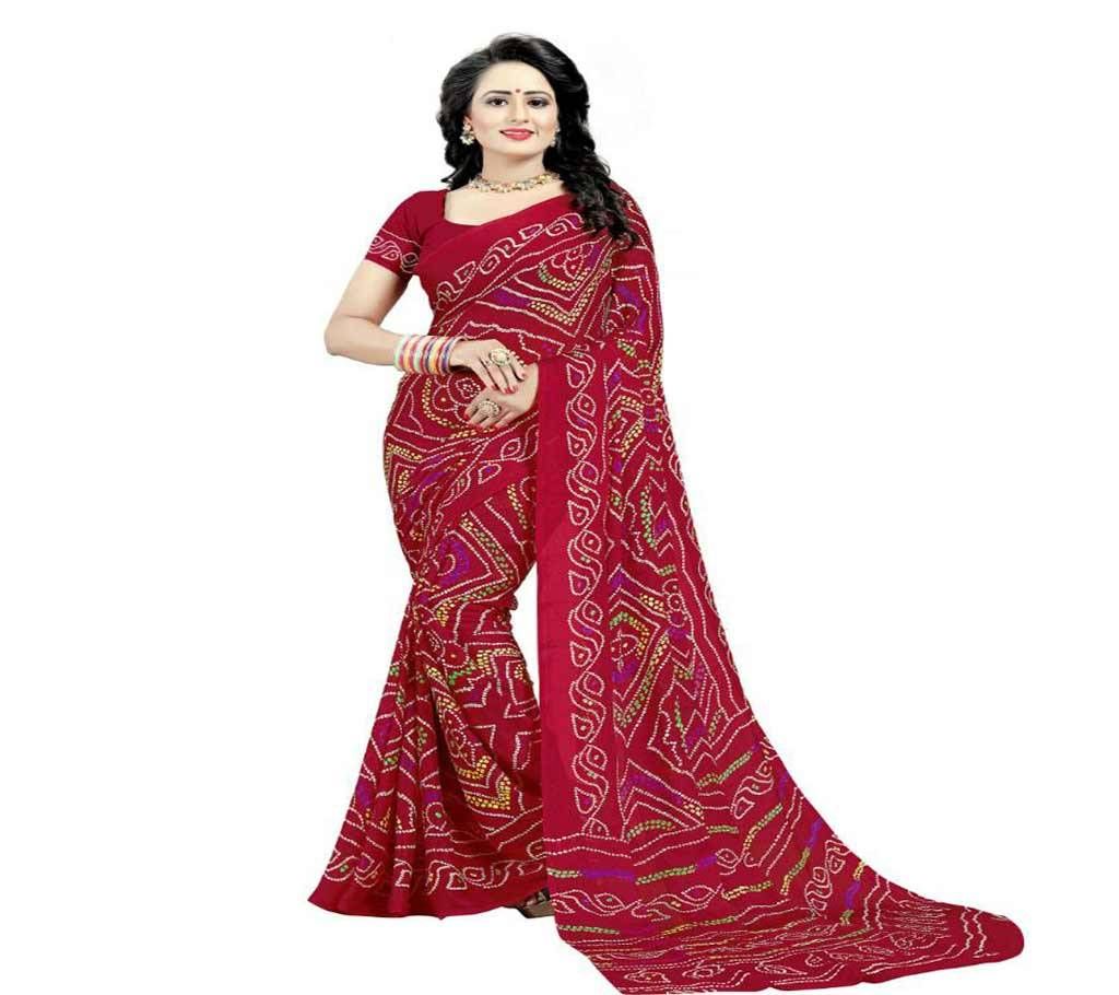 Indian Chundri Silk Saree