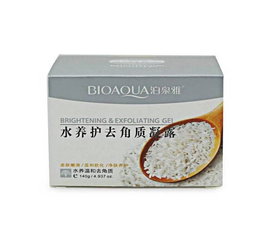 BIOAQUA RICE BRIGHTANING AND AXFOLOATING GEL 140G-CHAINA