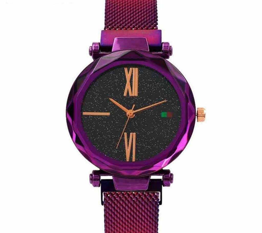 magnetic Ladies wrist Watch-Pink