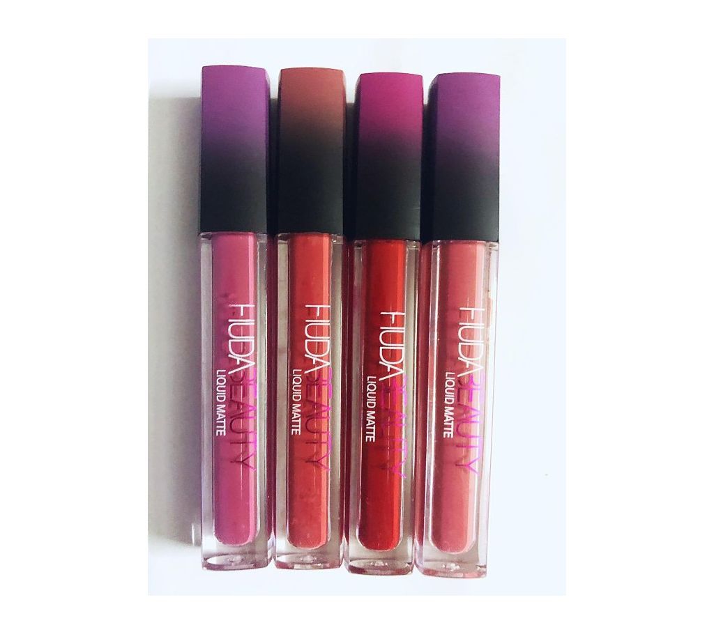 Huda beauty Matt Liquid Lipstick Big 4pcs set
