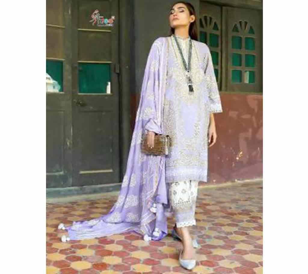 Sana Safinaz Exclusive Collection Unstitched Cotton 3Pcs- 5125