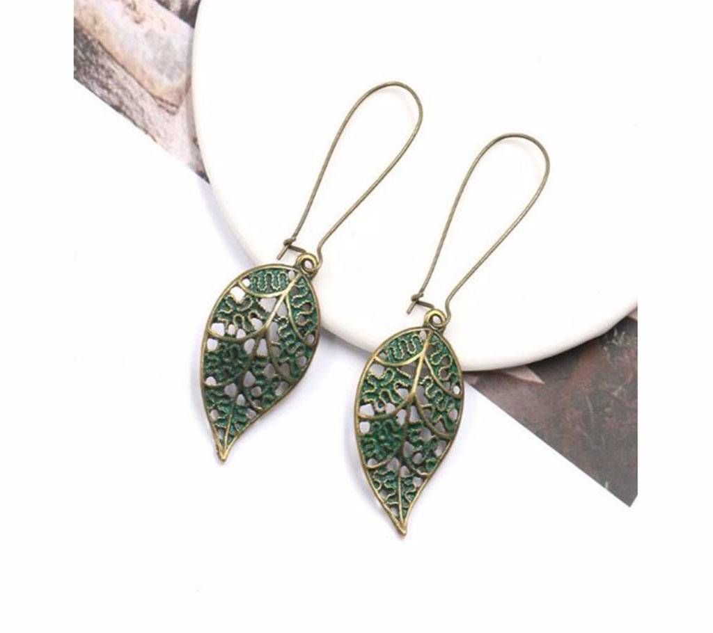 Bronze Leaf Earrings For Women