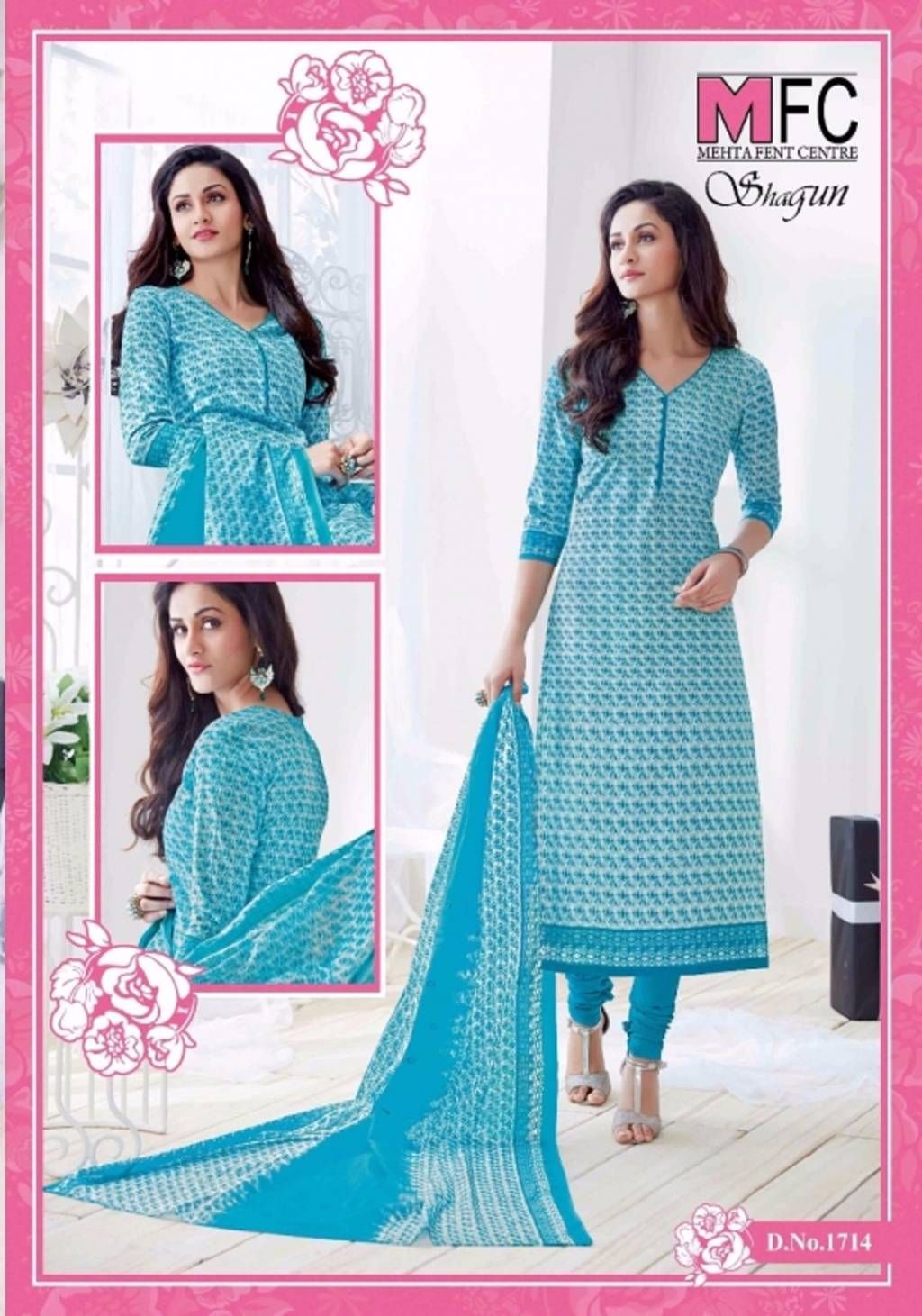 MFC SHAGUN Unstitched Three piece