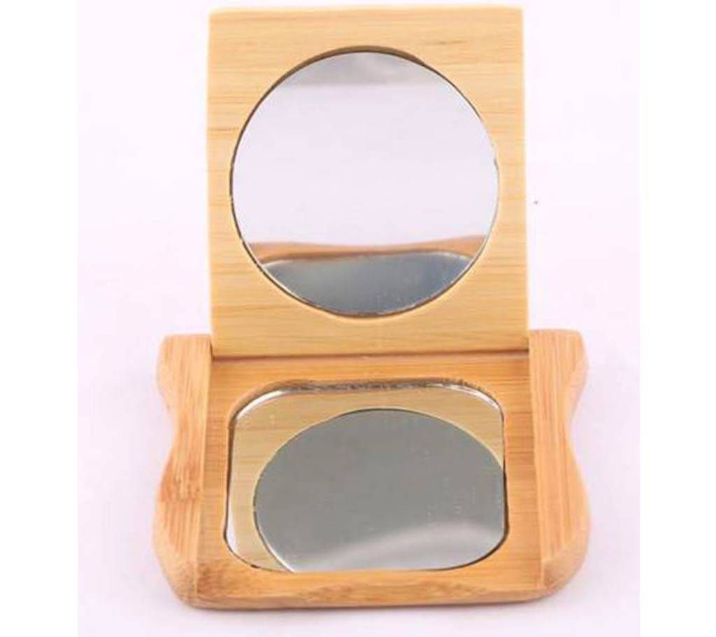 Wooden make up mirror 