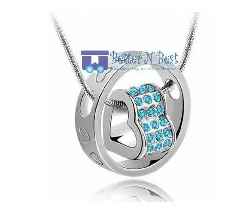 Heart Crystal Charm Pendant 