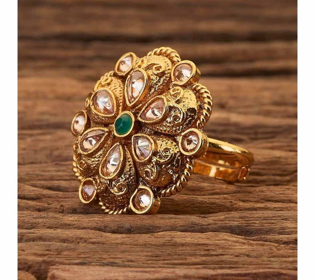 ANTIQUE CLASSIC RINGS WITH GOLD PLATING 16881 (by Pink Point - KJ16881)