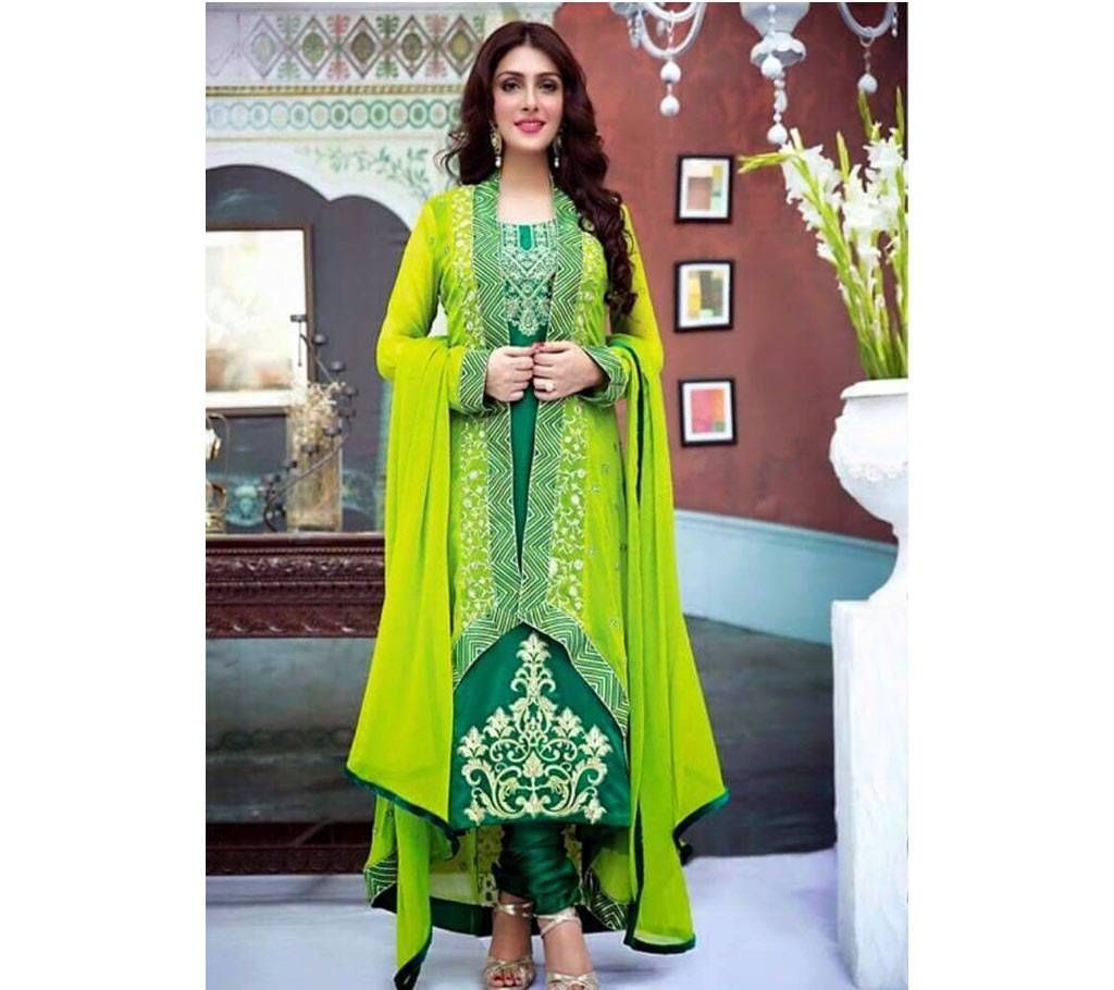 Indian semistitched replica georgette three pc
