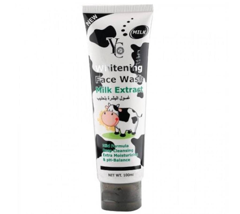YC Whitening Face Wash - milk extract  - 100 ml (Thailand)