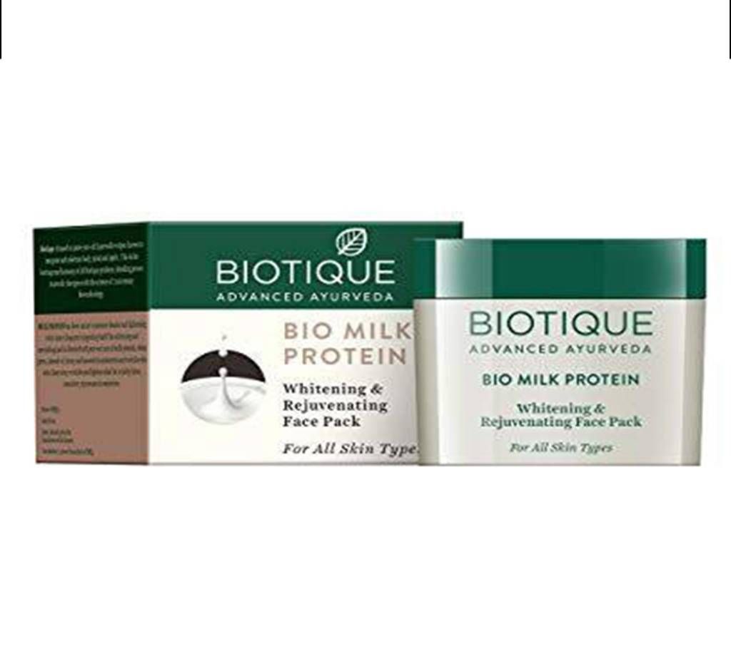 BIOTIQUE Bio Milk Protein Whitening & Rejuvenating Face Pack For All Skin Types - China