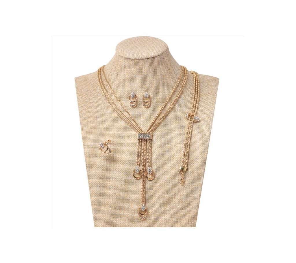 Jewelry Set (Necklace,Ear ring,Bracelet,Ring) for women