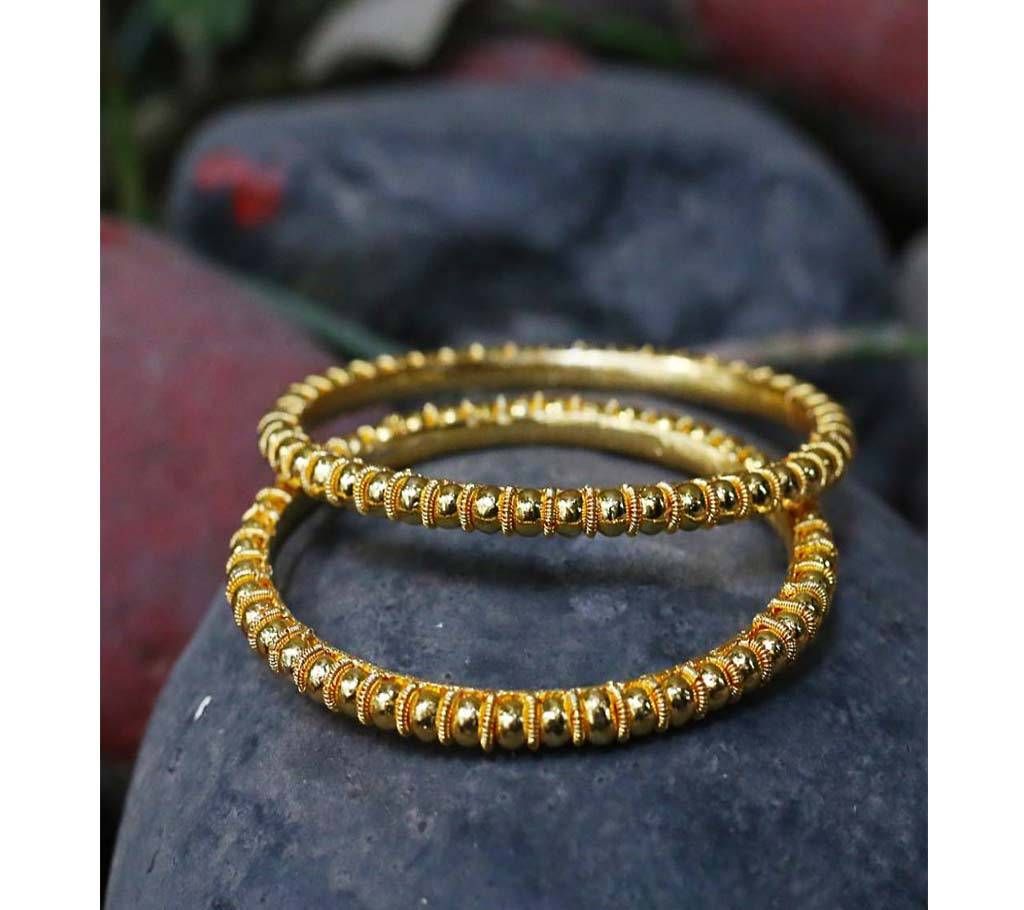 Gold plated antique indian bangles 1