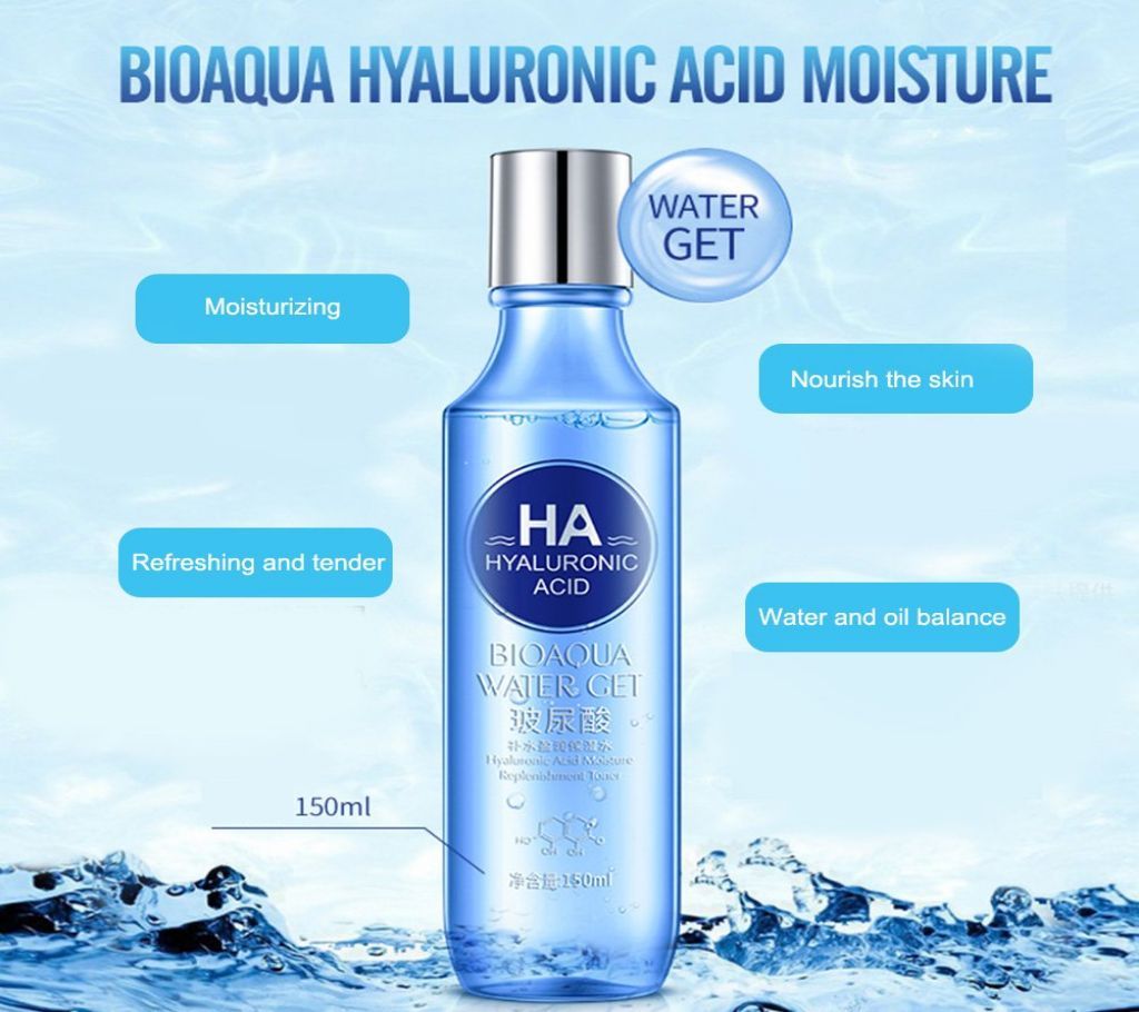 Bioaqua Hyaluronic Acid Moisture Replenishment Toner - 150ml China