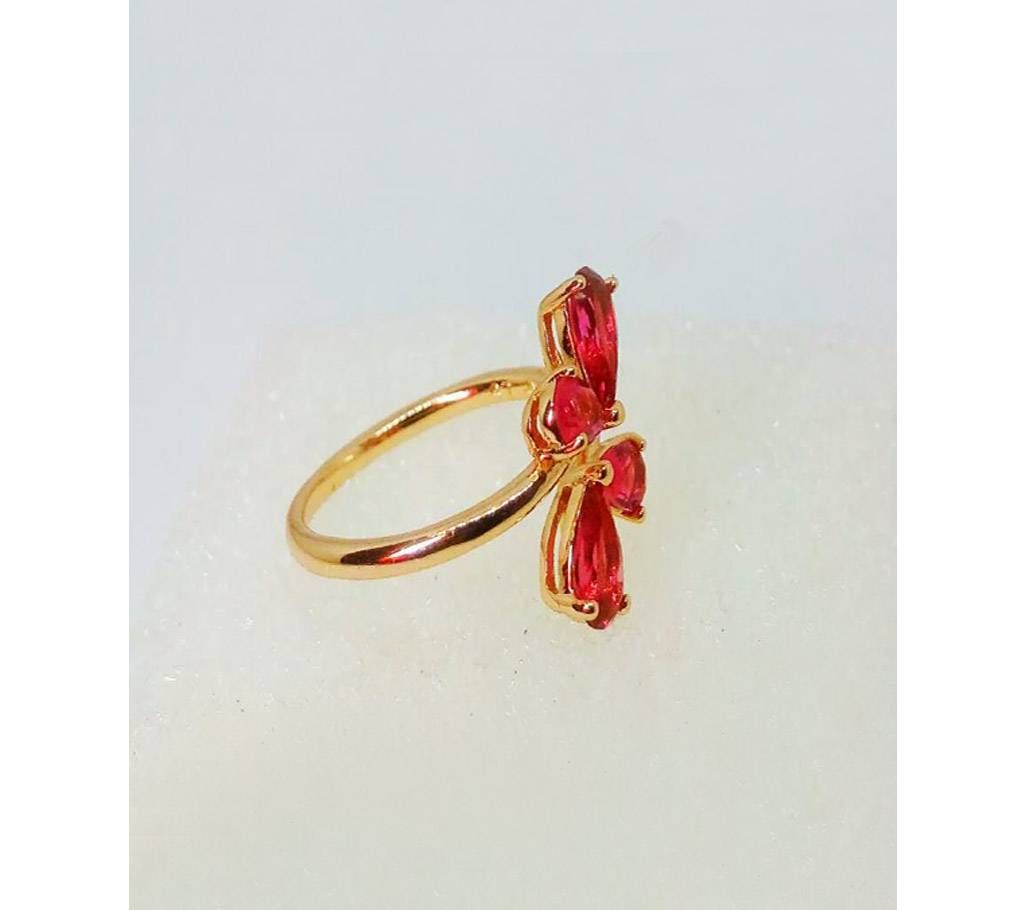 INDIAN ADJUSTABLE GOLD PLATED FINGER RING