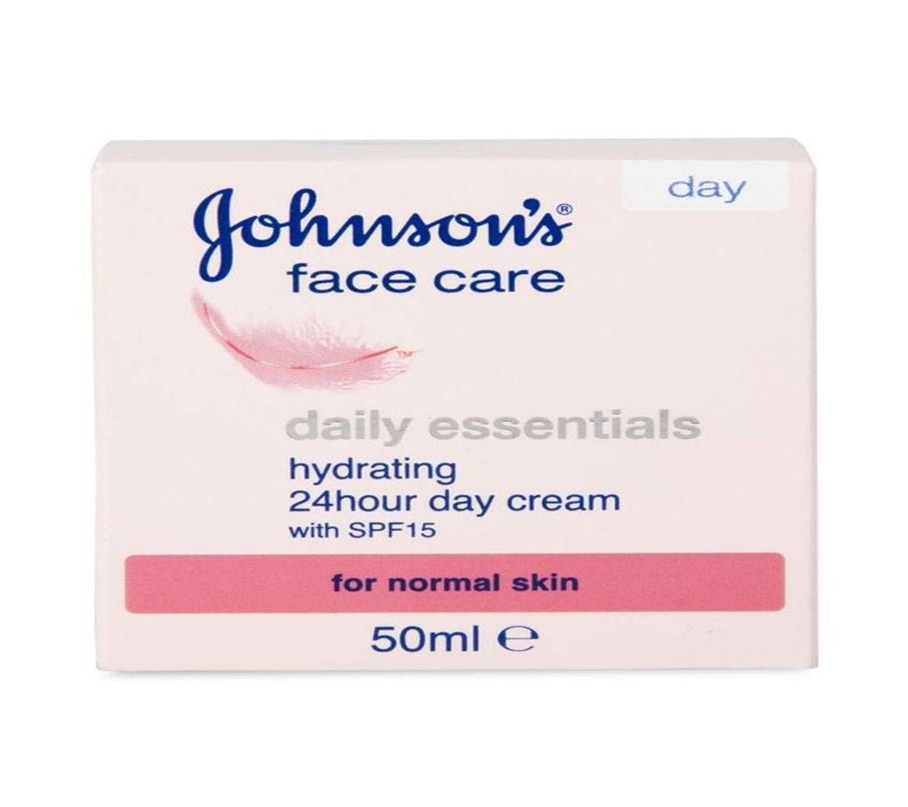 Johnson Face Care Daily Essentials Hydrating 24 Hour Day Cream with SPF15 50ml  France