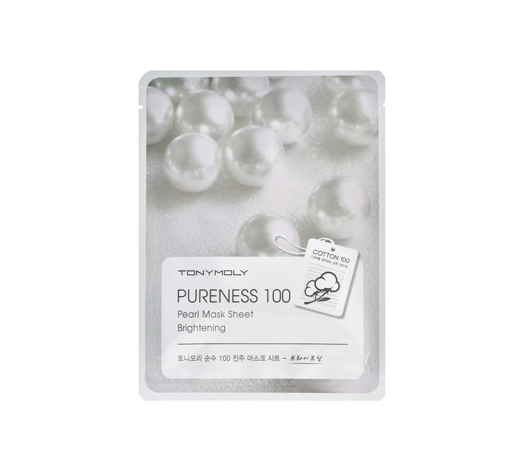 TONYMOLY Pureness 100 Pearl Mask Sheet Korea 