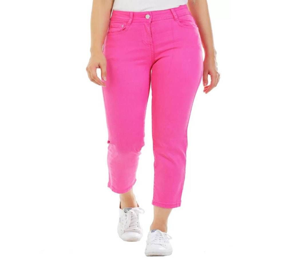 Ladies Super spandex cropped jeans