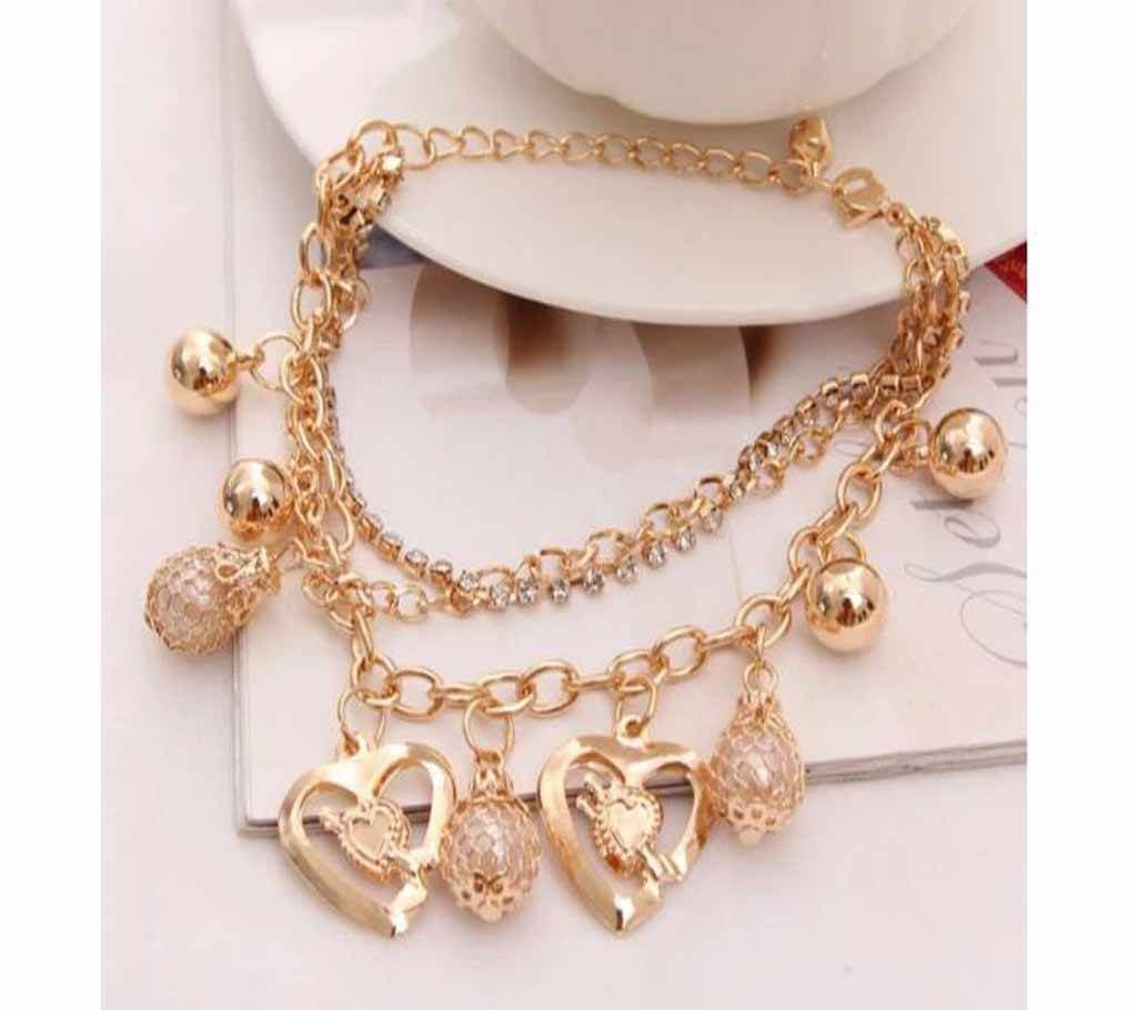 Rhinestone  Multi Layers Chain Bracelet