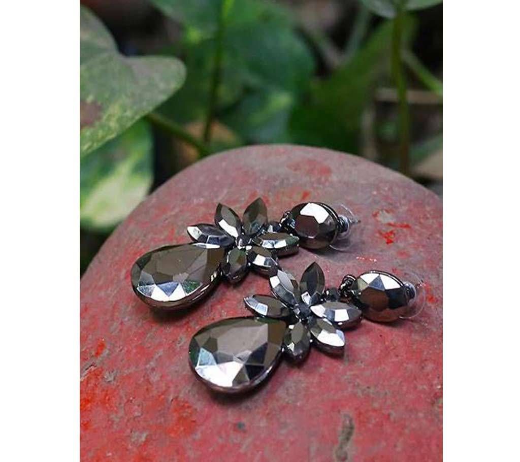 Gemstone gold vermeil plated earrings jewelry for woman