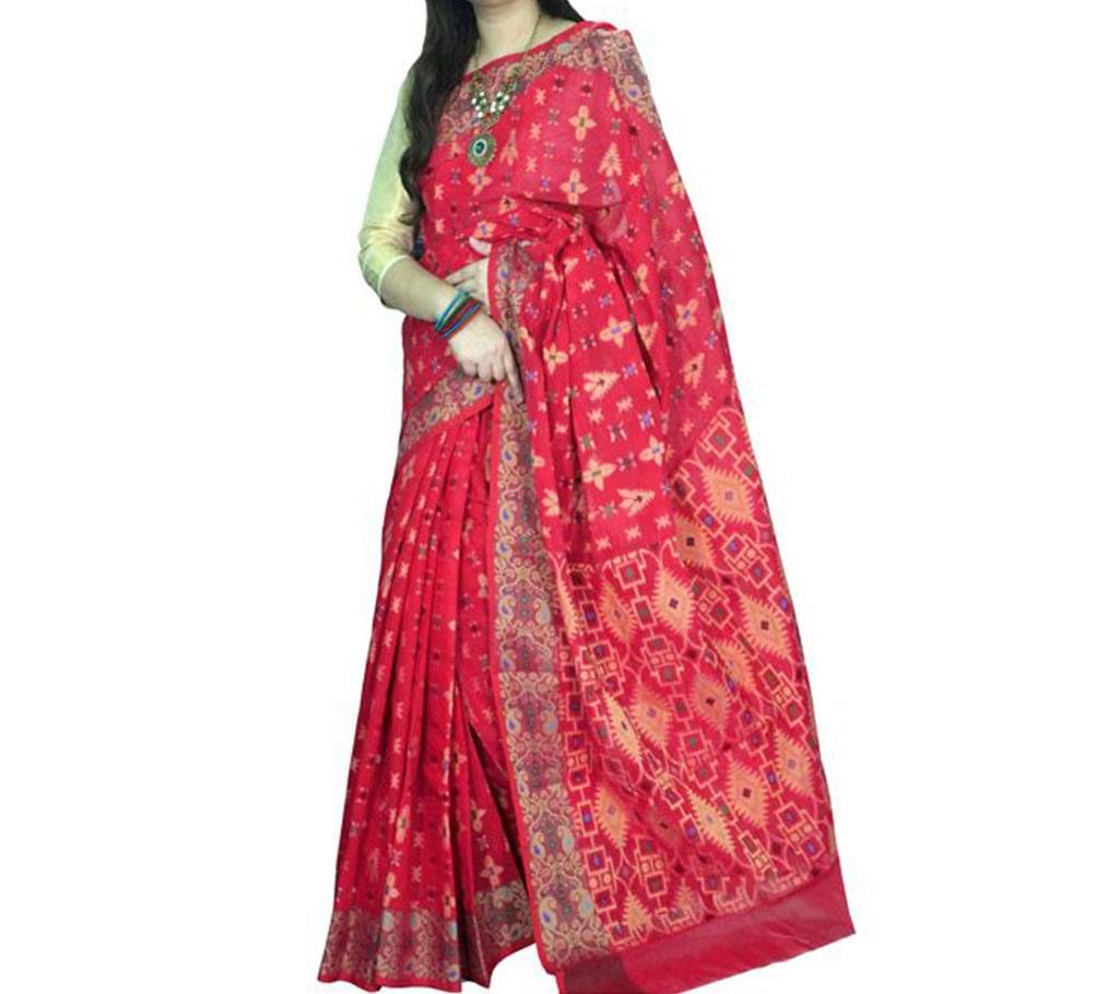 Monika Cotton Jamdani Saree