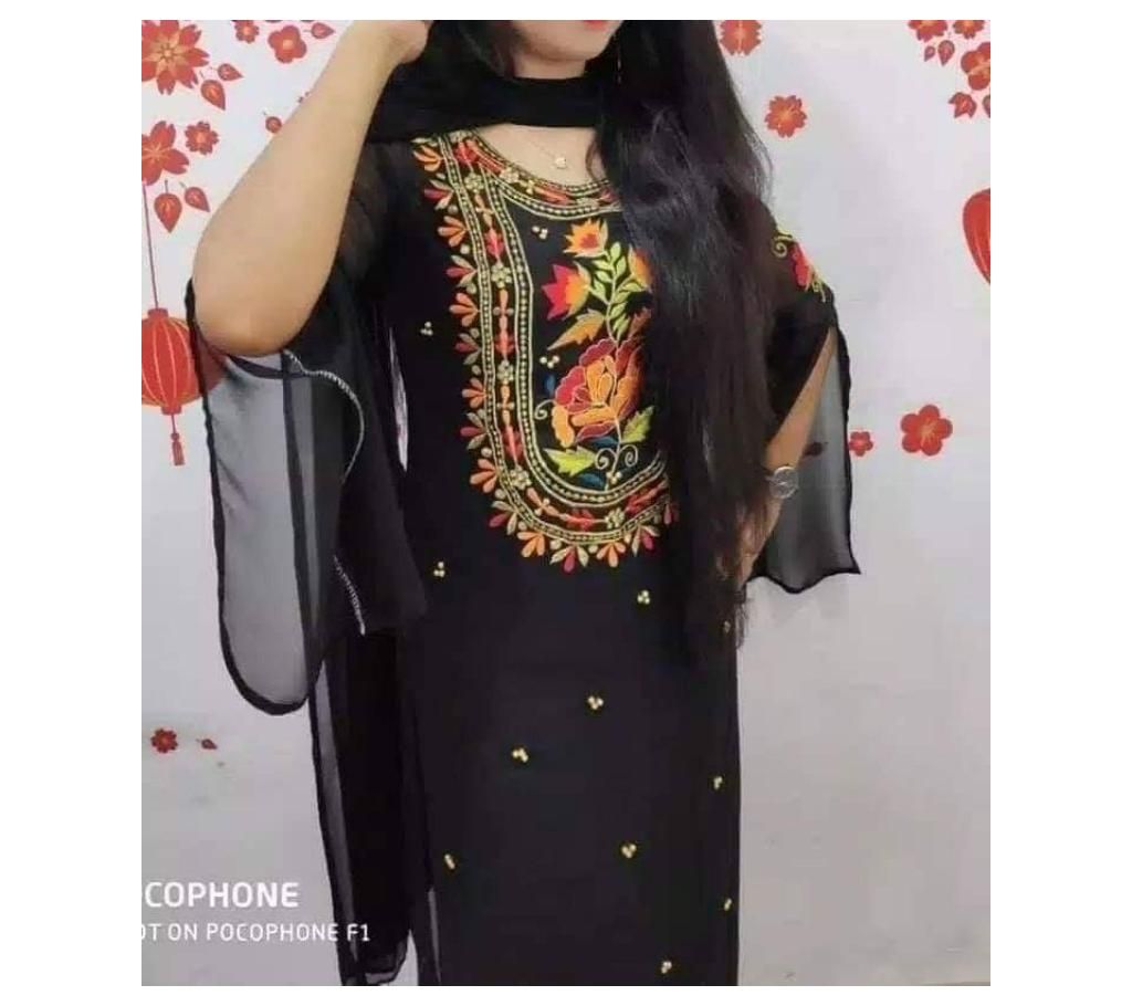 weight less georgette three piece